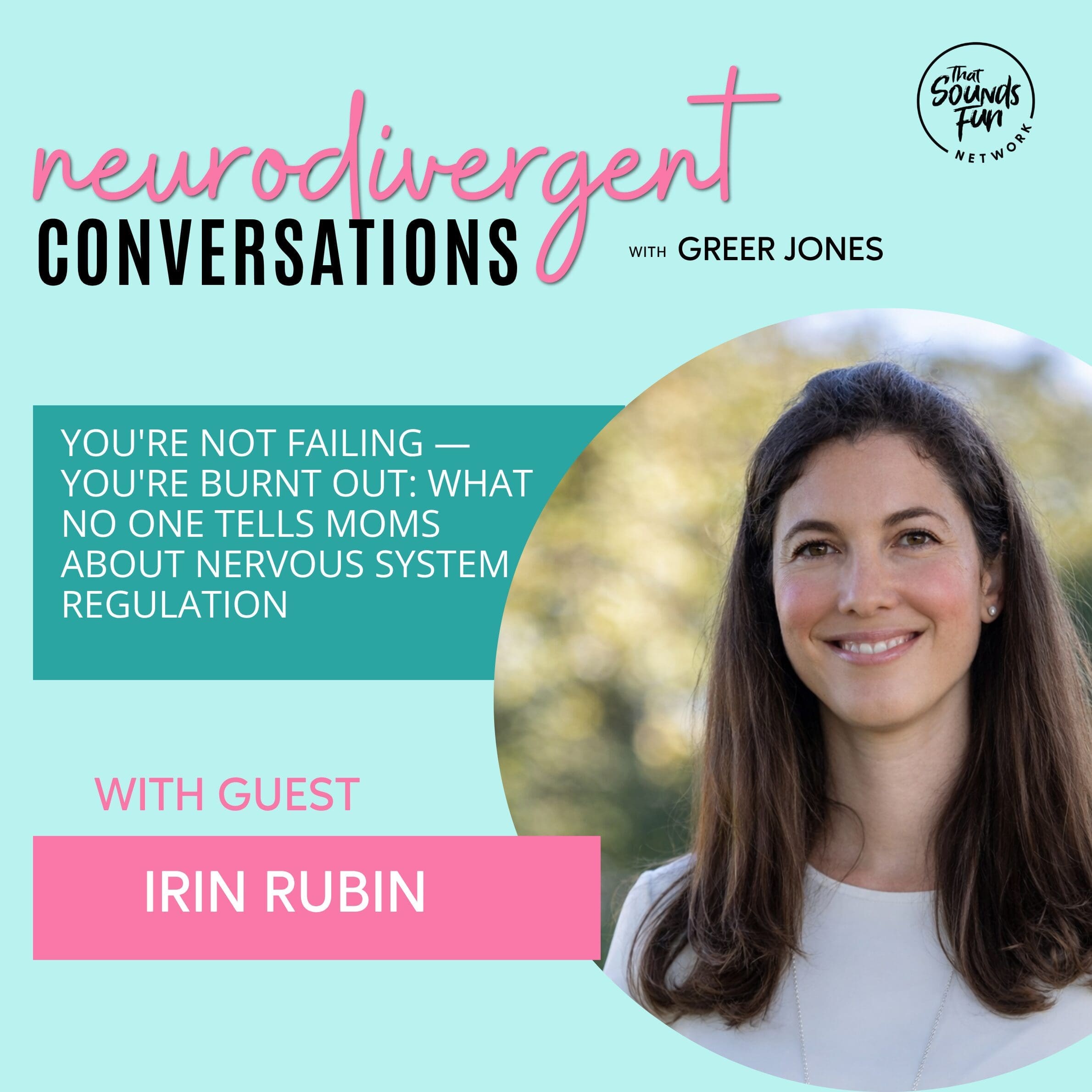 women smiling with writing of podcast name, neurodviergent conversations